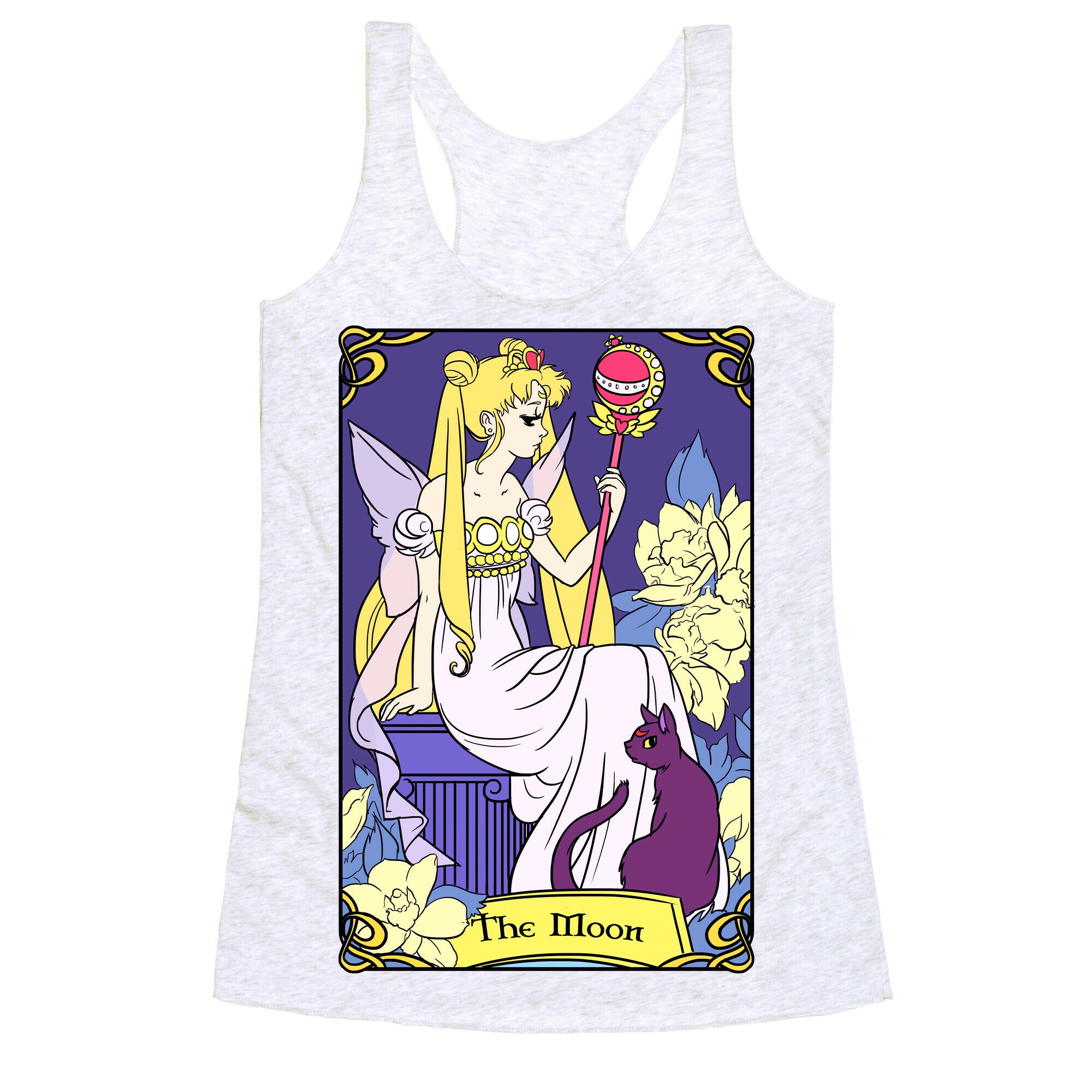 The Moon Tarot Racerback Tank